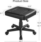 VECELO Under Desk Footrest, PU Ergonomic Foot Rest - Image 2
