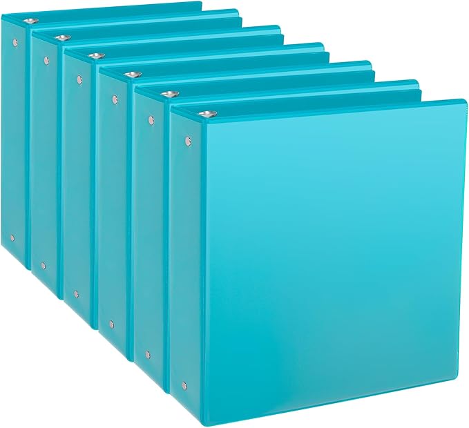 CIXILDTS 2-inch Round Ring Binder, Durable 2" 3 Ring Binder Fit Letter Size by CIXILDTSOffice