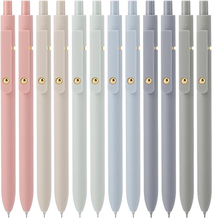 Ddaowanx Gel Pens, 0.5mm Quick Dry Black Ink Pens Fine Point Smooth Writing Pens by Ddaowanx