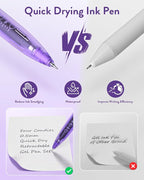 Four Candies 6Pack 0.5mm Black Ink Quick Dry Retractable Gel Pen Set, Cute - Image 5