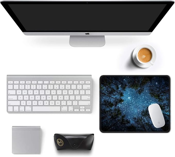 Auhoahsil Mouse Pad, 12 x 10 in Nature Theme Computer Mouse Pad - Image 3