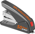 AFMAT Effortless Stapler for Desk, 50 Sheet Desktop Stapler, Ergonomic Office by AFMAT