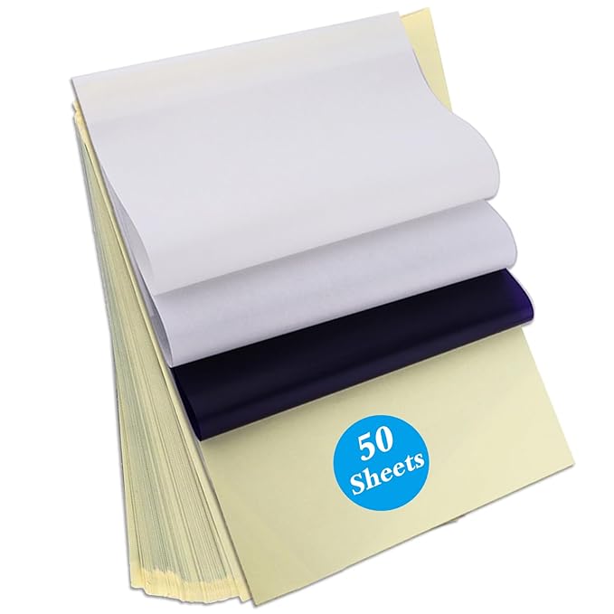 Yangna Tattoo Transfer Paper 50 Sheets A4 Thermal Stencil Paper by Yangna