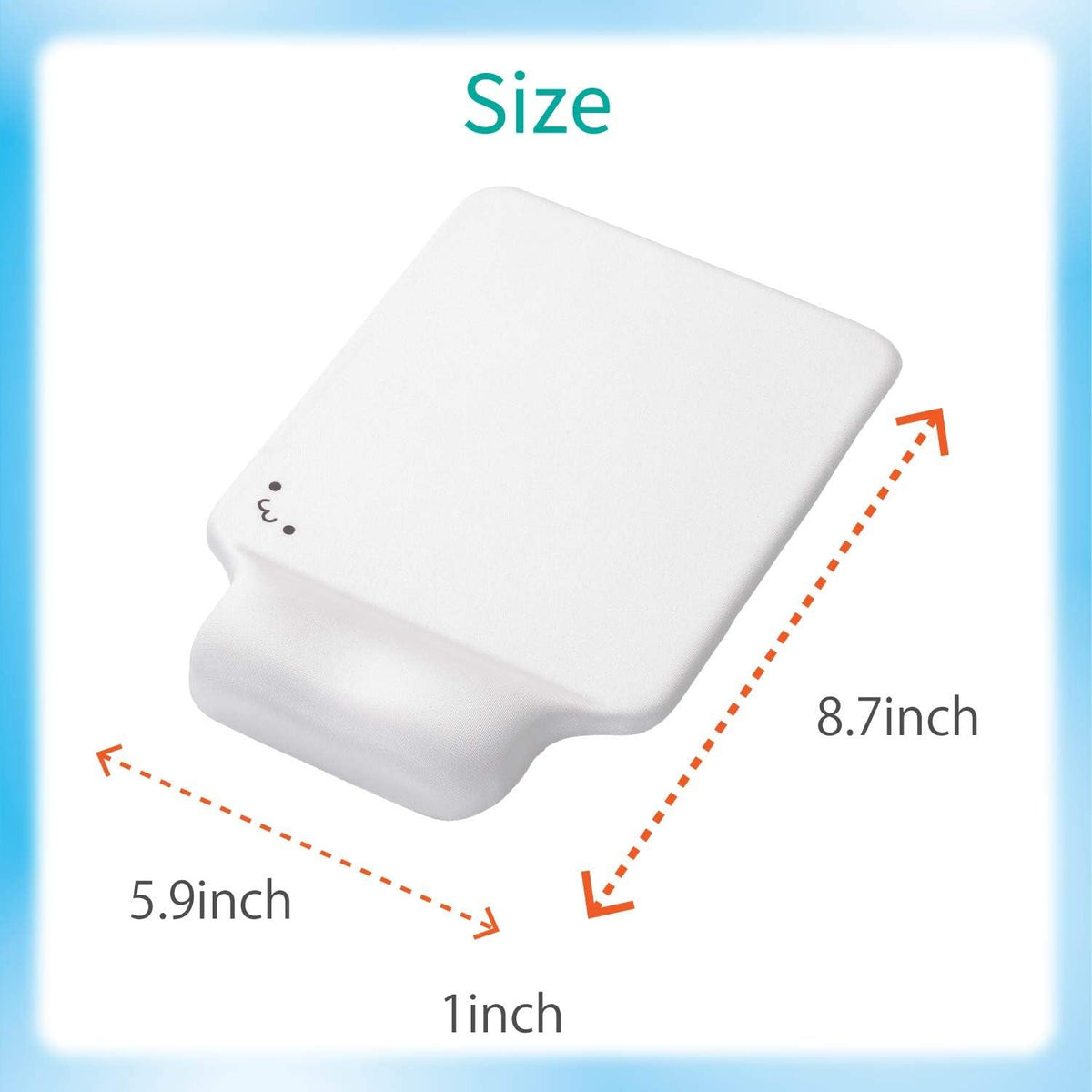 ELECOM Ergonomic Mouse Pad with Wrist Rest Gel Type for Laptop, Office & ...