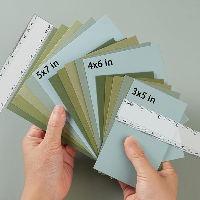 50 Sheets Colored Cardstock Paper 5 Colors, 250 GSM Heavy Card Stock - Image 2