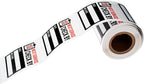 Oil Change Reminder Stickers - 100 Black, Red, Clear Next Service Check by Removable Labels - 2" x 2" Square Automotive Due Window Sticker