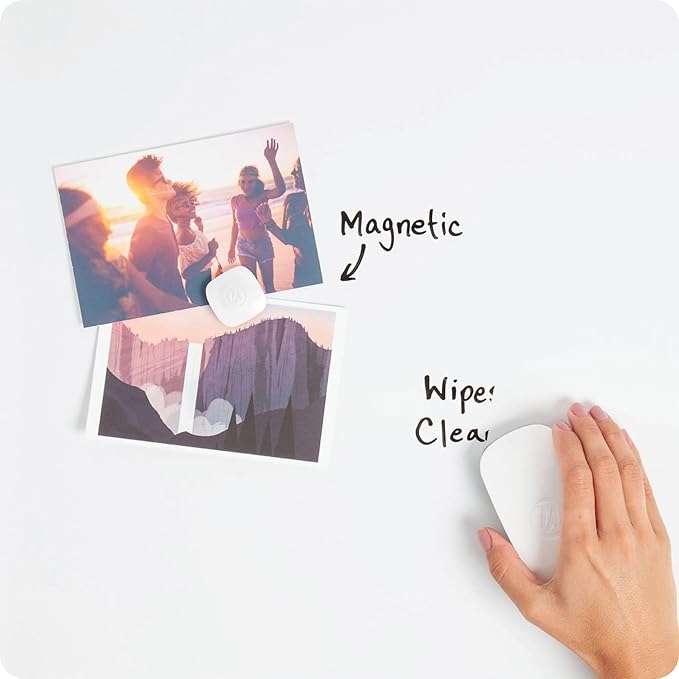 U Brands Contempo Magnetic Dry Erase Board White Board, 11” x 14”, Blush Pink - Image 3