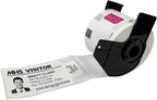 Threshold 3.25-inch Tab Expiring Visitor Badges on a Roll | 1 Roll Compatible by ThresholdVisitorManagement