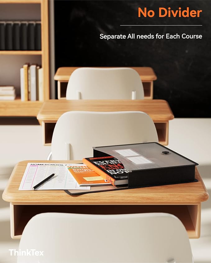 ThinkTex Plastic Expanding File Folder, Transparent envelopes - Image 4