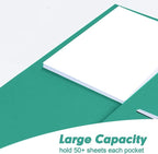 Two Pocket Folders, RAZCC 125 Pack 2 Pocket Folders Fit Letter Size Paper - Image 5
