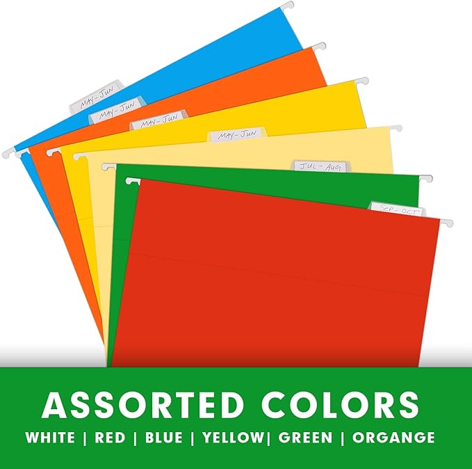 Extra Capacity Hanging File Folders, RAZCC 30 Pack Letter Size Reinforced - Image 4