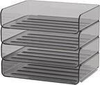 FANXIYQ 4-Tier Acrylic Paper Tray Organizer by Unknown