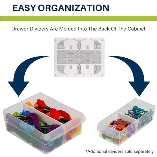 Akro-Mils 44-Drawer Plastic Drawer Storage Cabinet - Image 6