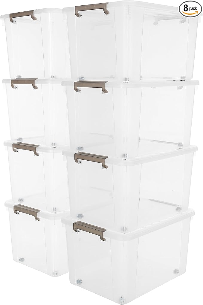 Citylife 69 QT Plastic Storage Bins by Anywish