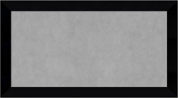 Amanti Art Black Framed Magnetic Board 15x27 Small Vision Board by AmantiArt