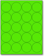NextDayLabels - 8-1/2 x 11 Neon Color High Light Fluorescent Labels