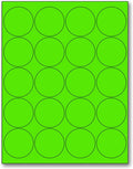NextDayLabels - 8-1/2 x 11 Neon Color High Light Fluorescent Labels by NextDayLabels