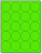NextDayLabels - 8-1/2 x 11 Neon Color High Light Fluorescent Labels by NextDayLabels