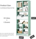 IOTXY Wooden Open Shelf Bookcase - Image 3