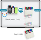 VACONICO Magnetic Pen Holder, Acrylic Dry Erase Marker Holder, Large Capacity - Image 3