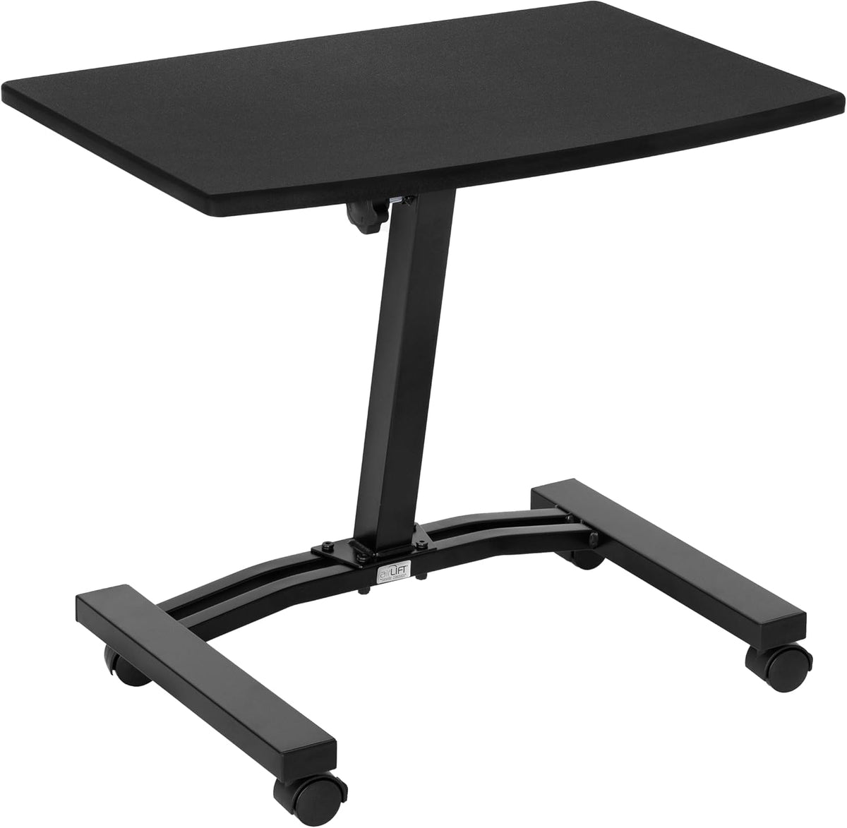 Seville Classics Airlift Mobile Height Adjustable Laptop Stand Computer Works...