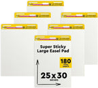 Post-it Super Sticky Easel Pad, 25 x 30 Inches, 30 Sheets/Pad, 6 Pads, Large by Post-it%C2%AE