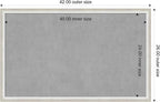 Amanti Art Silver Framed Magnetic Board 26x42 Large Vision Board - Image 4