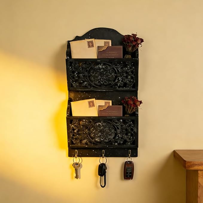 Chadechimo Rustic Key and Mail Holder - Image 5