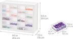 IRIS USA Plastic Drawer Storage Organizer, 24-Drawer Teacher Toolbox Bead Small - Image 3