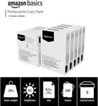 Amazon Basics Multipurpose Copy Printer Paper, 20 lb, 8.5 x 11 Inches, 5 Reams - Image 3