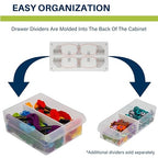 Akro-Mils 26-Drawer Plastic Drawer Storage Cabinet - Image 5