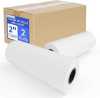 Wide Format Paper 24 In x 150 Ft, 2 Rolls Plotter Paper on 2" Core, CAD Bond by Immuson