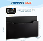 Feifeiya Magnetic Pocket File Holder Large File Folder Organizer Paper Mail - Image 2