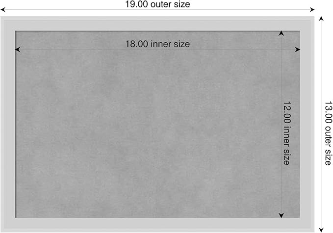 Amanti Art Silver Framed Magnetic Board 13x19 Small Vision Board - Image 2