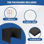 ZYINOZOC 2 Pack Desk Dividers for Students, 3-Fold Privacy Screens, Testing - Image 6