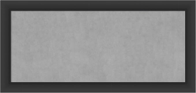 Amanti Art Black Framed Magnetic Board 25x53 Oversize Vision Board by AmantiArt