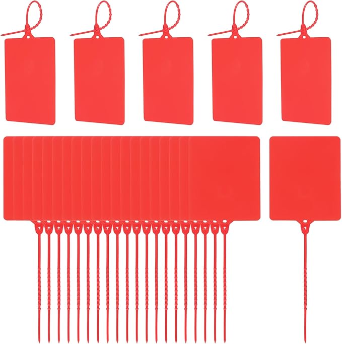 MECCANIXITY Plastic Seals Shipping Tags, by MECCANIXITY