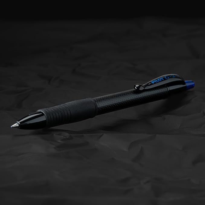 PILOT G2 Edge Blue Premium Gel Roller Pens, 0.7 mm Fine Point Pens, Sensory - Image 4