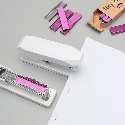 NatSumeBasics 6000 Rose Red Staples Colored Staples - Image 5
