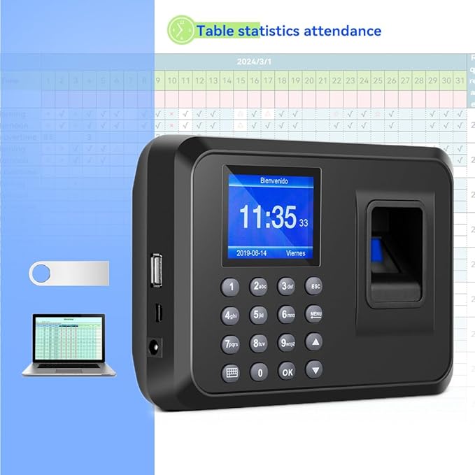 Fingerprint Time Clocks for Employees - Image 4