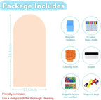 Magnetic Arch Wall Decal for Kids 39.3x17.5 Inch Magnetic Chalkboard Contact - Image 2