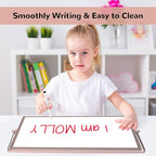 16 x 12 inches Dry Erase Whiteboard, Rose Gold Magnetic Desktop Double-Sided - Image 7