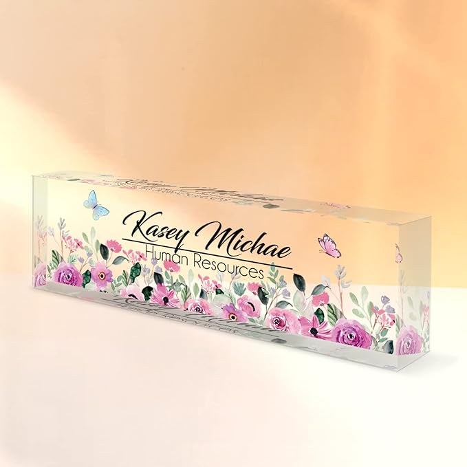 SalaGraphics Desk Name Plate Personalized, Custom - Image 8