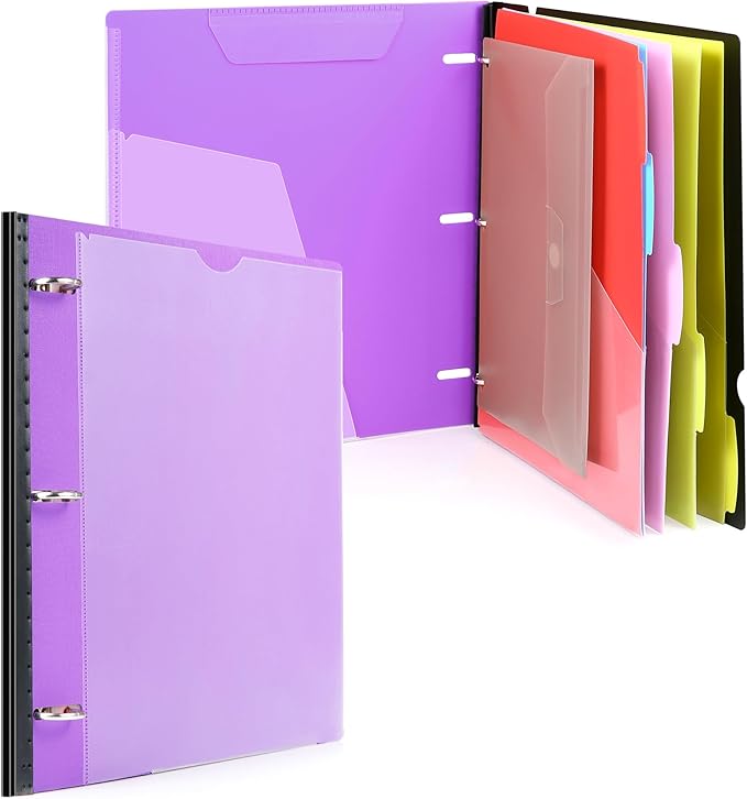 WOT I Telescoping Project Organizer, Refillable 3 Ring Binder by WOTI