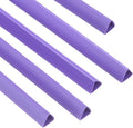 PATIKIL 30Pcs Binding Bars, 10mm Binding Bars Slide Grip 70 Sheets Capacity A4 Size Report Binder Triangle Presentation Binder for Report Cover Resume, Purple