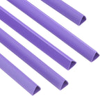 PATIKIL 30Pcs Binding Bars, 10mm Binding Bars Slide Grip 70 Sheets Capacity A4 Size Report Binder Triangle Presentation Binder for Report Cover Resume, Purple