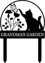 Personalized Garden Sign | Custom Cat Garden Stake Sign | Funny Garden Signs - Image 8