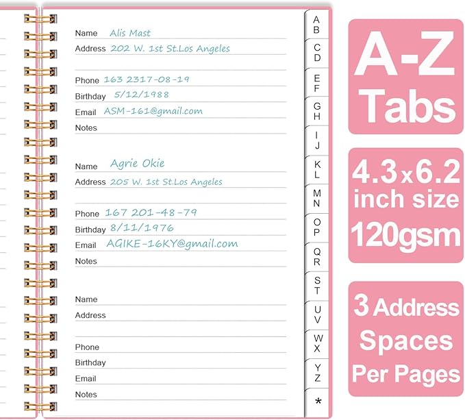 Address Book with Alphabetical Tabs - Image 3