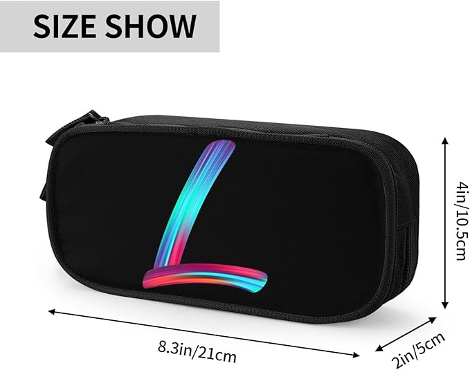 Pazacon Cute Initial Pencil Case - Image 2