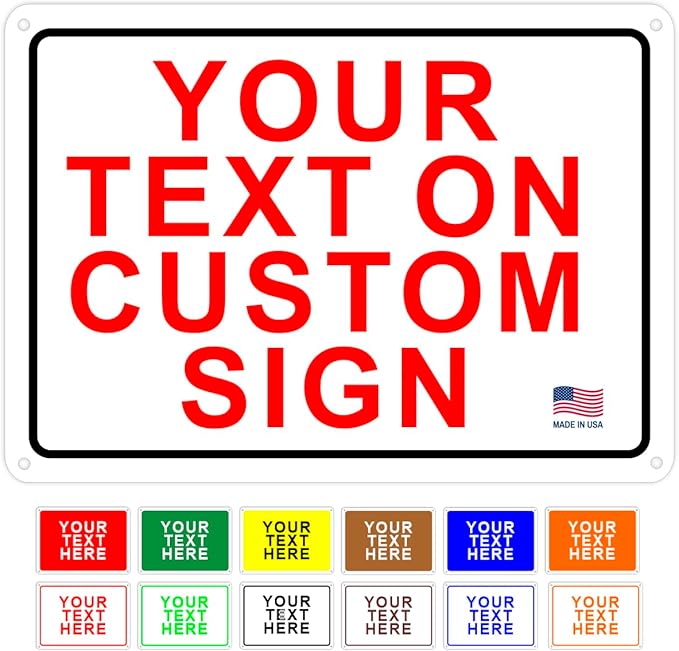 Custom Signs Outdoor Metal for Home Office Business, Personalized, Man Cave - Image 2